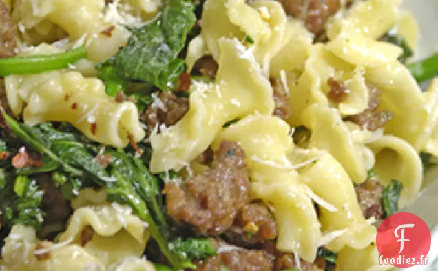 Pâtes au Rabe de Brocoli et Saucisse