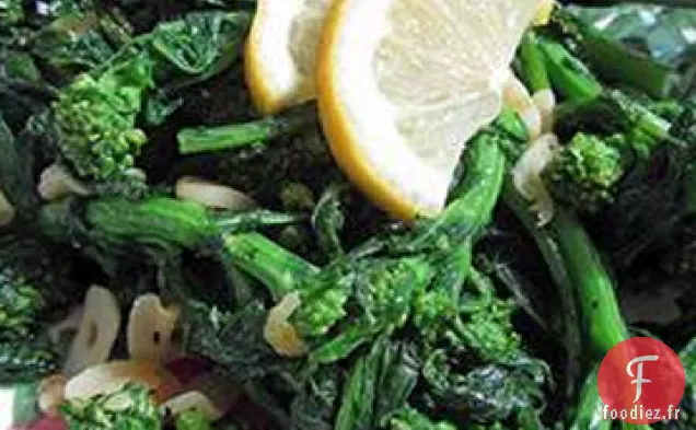 Rabe de Brocoli aux Poivrons rôtis