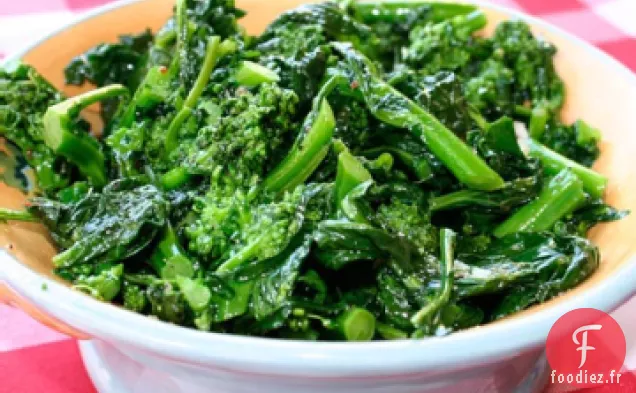 Brocoli et Rapini au Citron et Échalotes