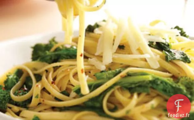 Pâtes au Brocoli Rabe et à l'Ail