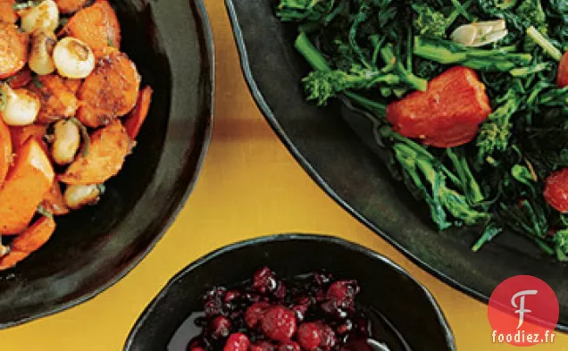 Rabe de Brocoli aux Tomates Rôties