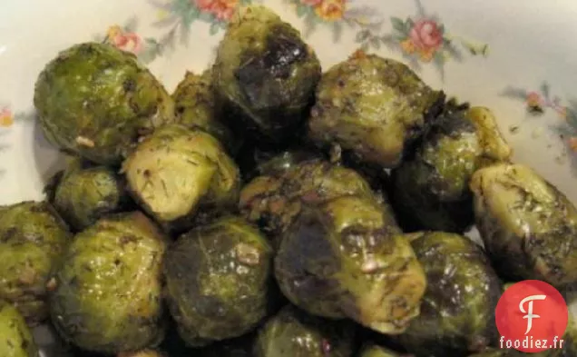 Choux De Bruxelles Rôtis À L'Aneth