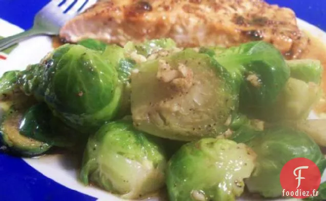 Choux De Bruxelles À La Vinaigrette Balsamique