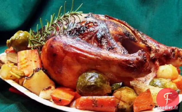 Avalanche de Poulet Rôti à l'Orange et de Légumes