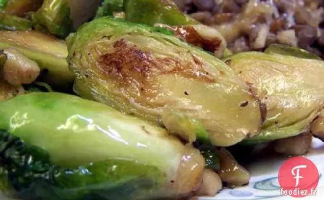 Choux de Bruxelles Rôtis à l'Érable Doux