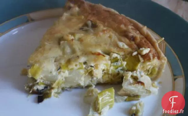 Quiche/Tarte aux Poireaux, Oignons, Choux de Bruxelles