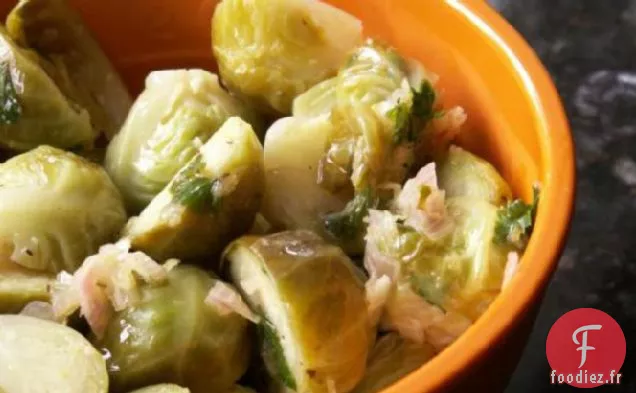 Choux De Bruxelles Marinés Au Citron