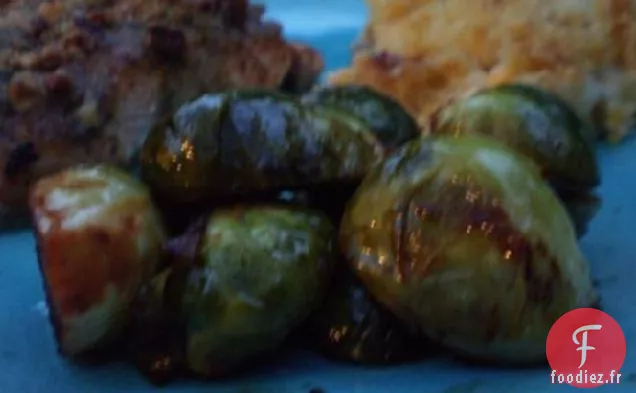 Choux de Bruxelles Glacés au Soja et à la Sriracha