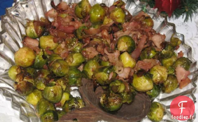 Choux De Bruxelles À L'Érable Au Bacon