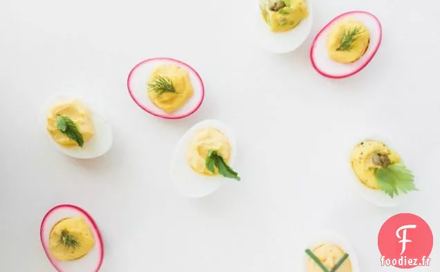 Oeufs Marinés À La Betterave Au Fenouil