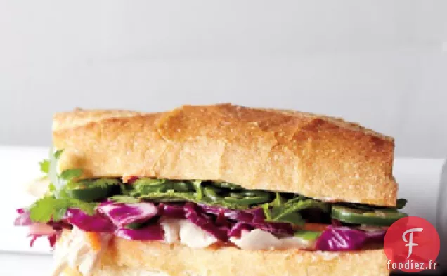 Sandwich Au Poulet Asiatique