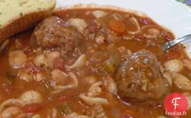 Soupe de Boulettes de Viande Copieuse