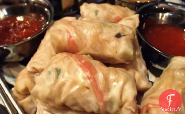 Rouleaux d'œufs Faciles à Krab (Cuits au four à faible teneur en matières grasses)