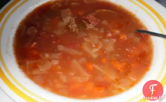 Crock Pot - Soupe de Boeuf au Chou