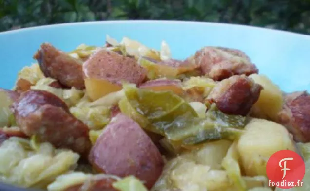 Kielbasa, Chou et Oignons