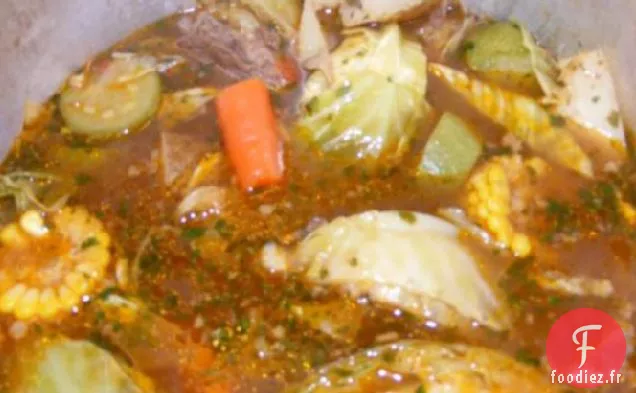 Caldo De Res (Soupe Mexicaine de Bœuf et de Légumes)