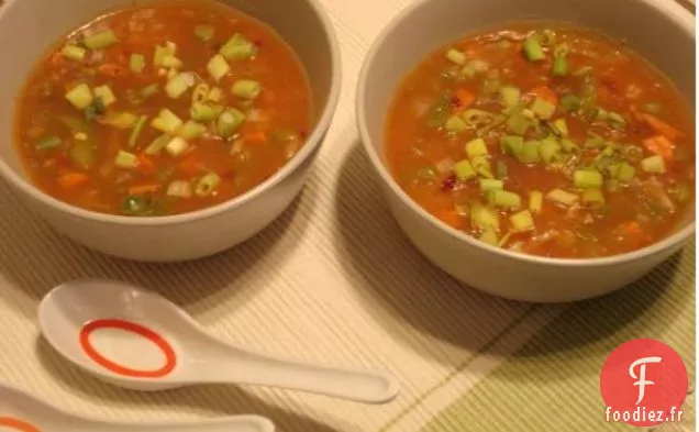 Soupe de Manchow Végétarienne