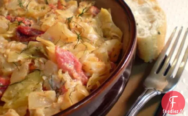 Fricassée de Tomates et de Choux