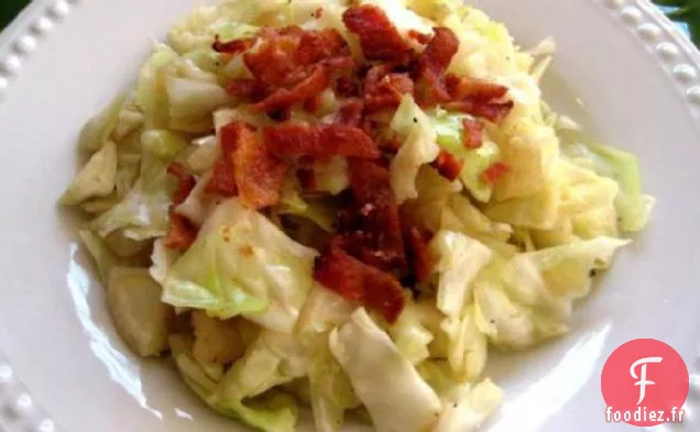 Chou Frit et Bacon à l'Oignon