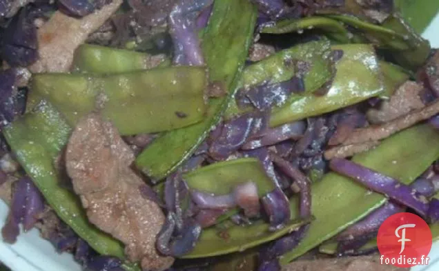 Porc au Gingembre aux Champignons et Pois Mange-tout