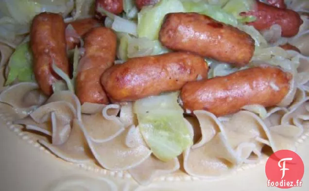 Kielbasa - Poêle au Chou