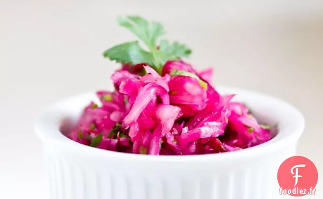 Cornichons De Betteraves Et D'Oignons