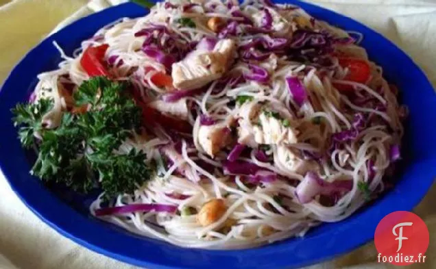 Salade de Spaghettis Épicés au Gingembre (Asiatique)