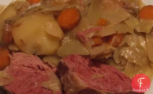 Corned-Beef et Chou - Mijoteuse