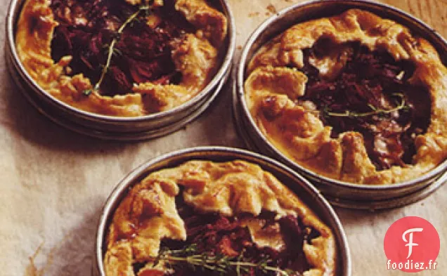 Tartelettes au Chou Rouge et à l'Oignon