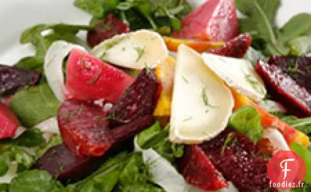 Salade Mixte De Betteraves Pour Bébés Avec Oranges Sanguines, Fenouil Rasé Et Ch