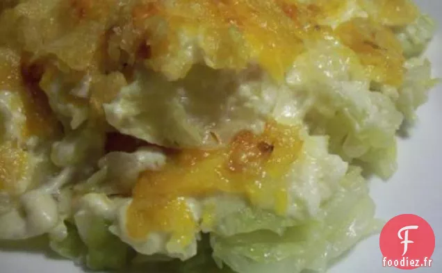 Casserole de Chips de Pommes De Terre au Chou