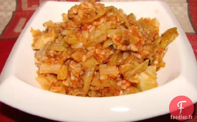 Golumpki du Cuisinier Paresseux (Chou Farci)