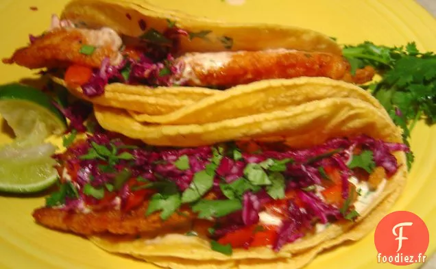 Tacos Classiques au Poisson de Style Baja
