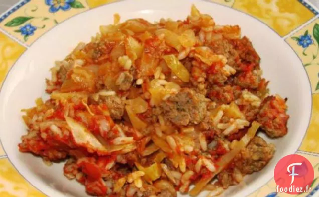 Casserole de Rouleau de Chou