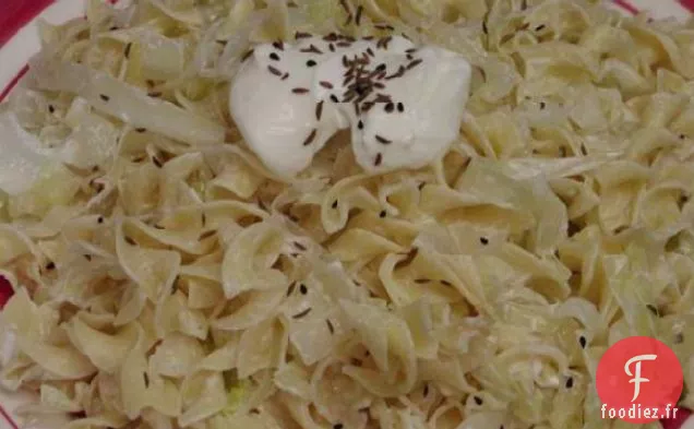 Nouilles Polonaises et Chou Frugal Gourmet