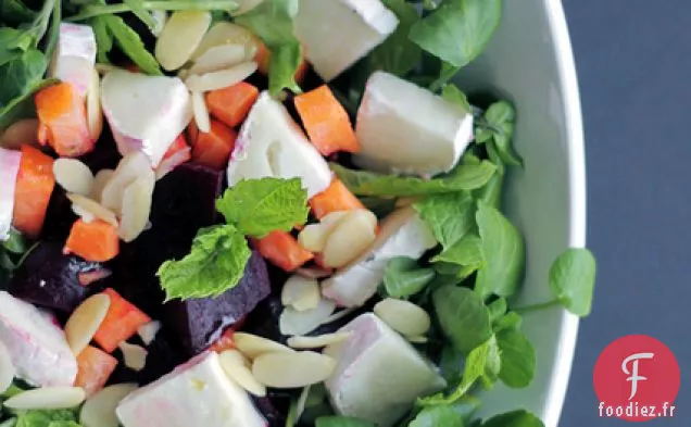 Betteraves, Fromage De Chèvre Et Cresson