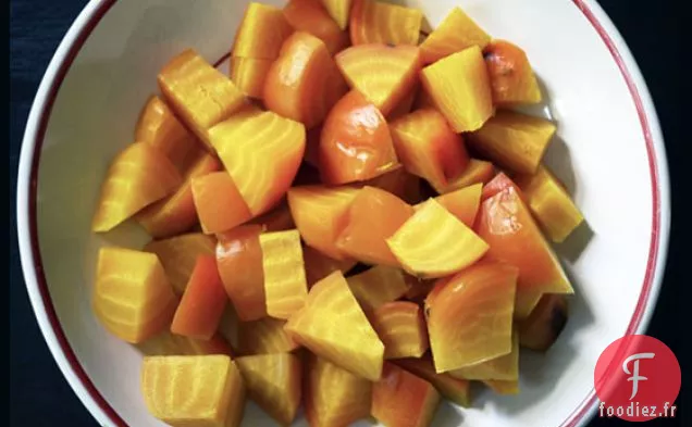 Salade D'Orzo Tiède Aux Betteraves et Crème Fraîche