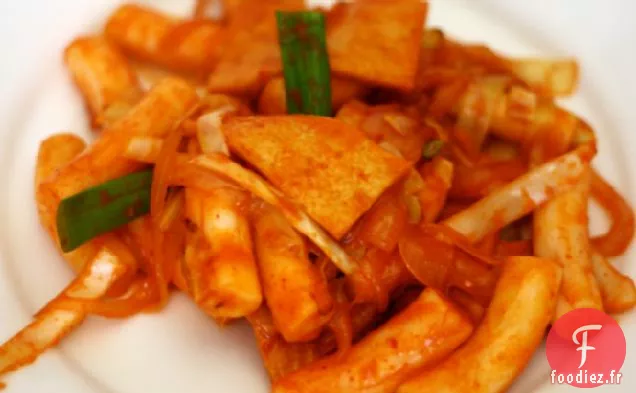 Dîner Ce soir: Gâteau de Riz Sauté à la sauce Gochujang