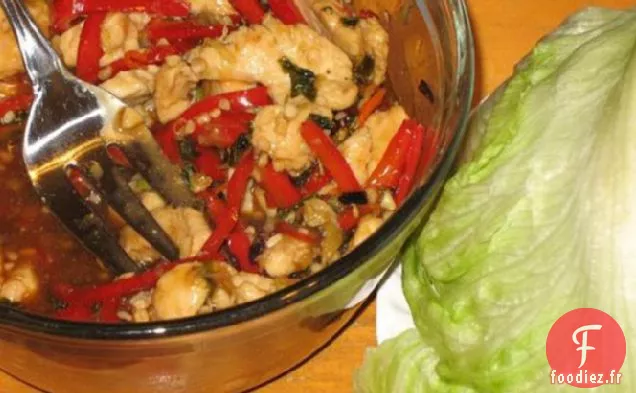 Wraps de Laitue Thaïlandaise