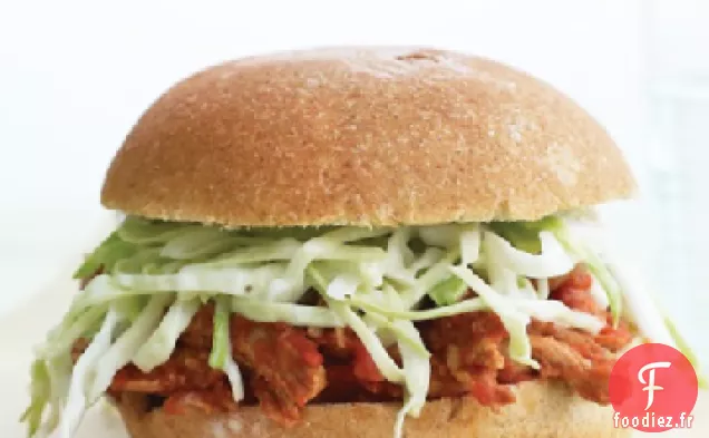 Sandwichs de Porc Effiloché Plus Légers