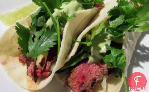 Dîner pour deux: Tacos au Steak Chipotle