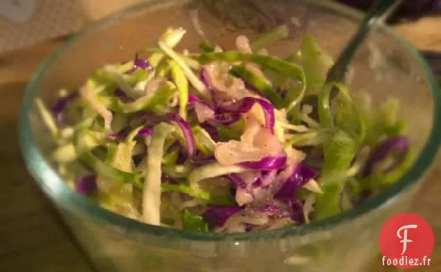 Salade de Choucroute Aigre-Douce Chaude et de Chou