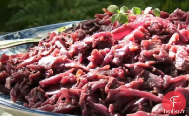 Rotkohl Allemand - Chou Rouge Épicé aux Pommes et au Vin