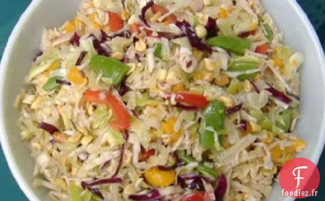 Salade de Chou Asiatique Aux Arachides et Mandarines