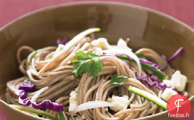 Salade de Soba Froide à la Feta et au Concombre