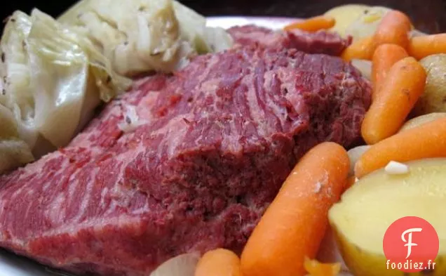 Porc Effiloché Au Chou et aux Oignons (Mijoteuse)