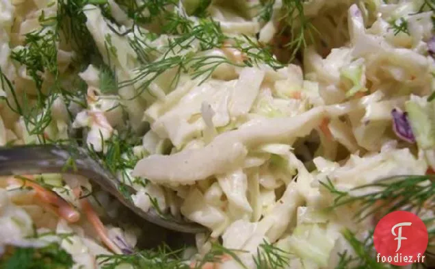 Salade de chou à l'aneth d'Esther