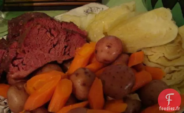 Dîner de Corned-Beef à la Mijoteuse