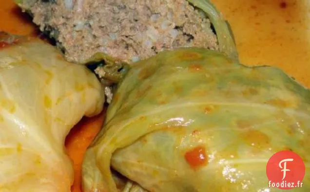 Rouleaux de Chou Suédois à la Mijoteuse (Le Meilleur!!!!!!)