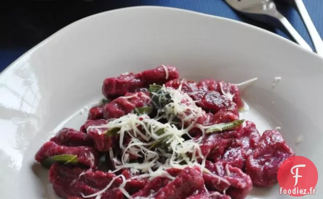 Gnocchis à la Ricotta à la Betterave